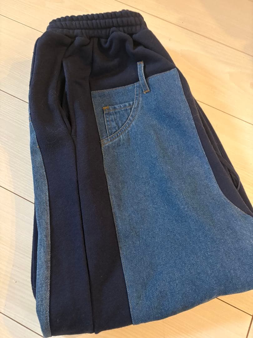 MODE NORM デニムパッチワーク M