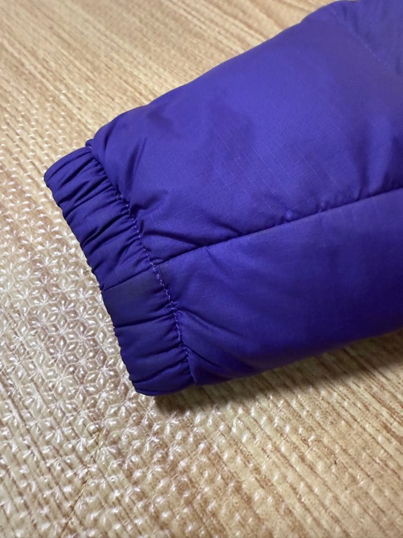 THE NORTH FACE 紫黒 ダウンジャケット　ヌプシ　記名有
