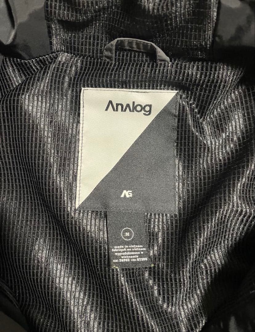 Analog スノーボードジャケット M グレー/ワインレッド