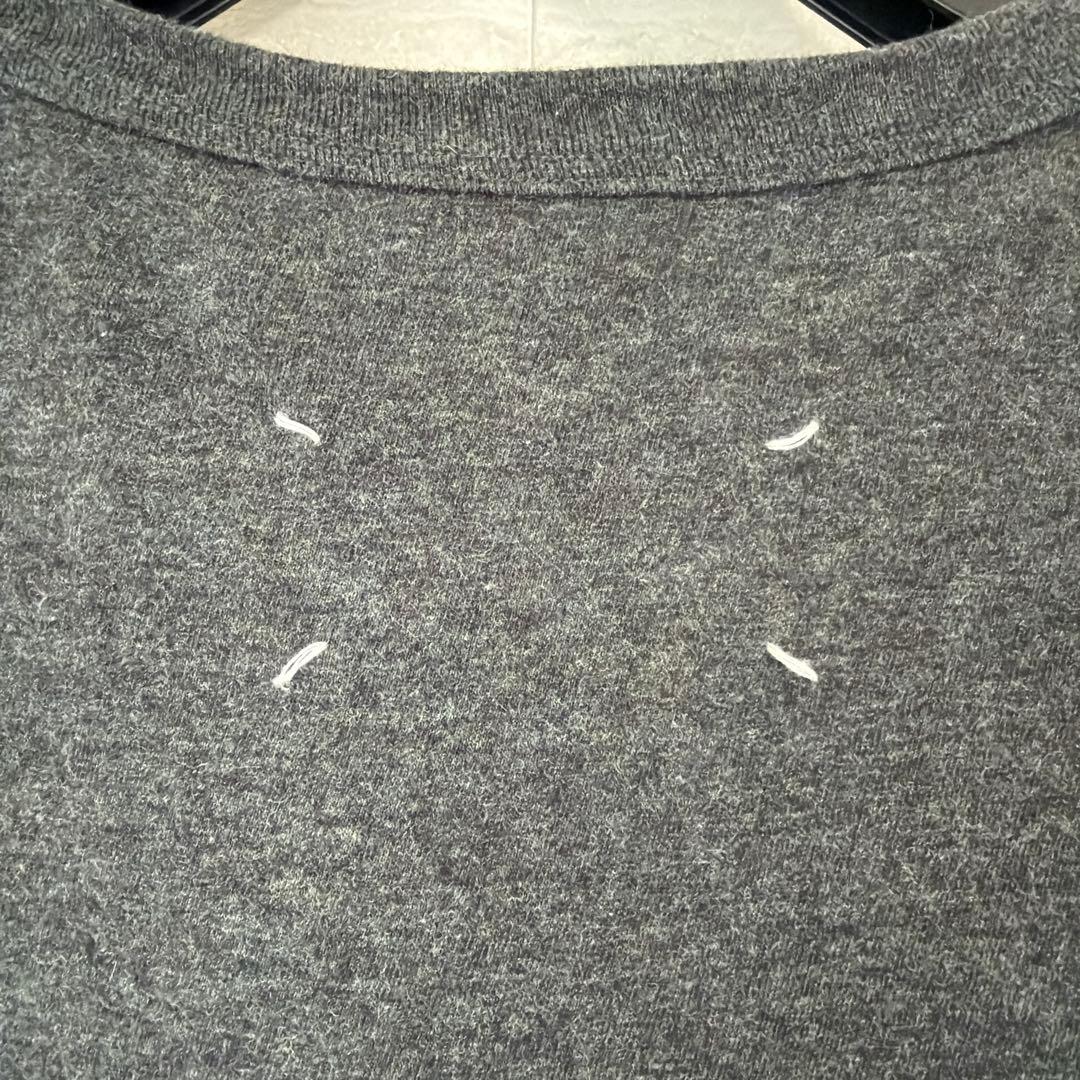 【美品】メゾンマルジェラ Tシャツ Maison Margiela 反転ロゴ刺繍