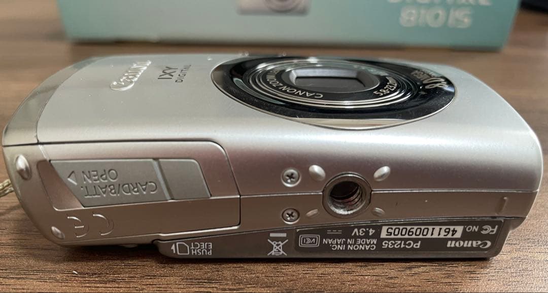 ⭐︎Canon IXY DIGITAL 810 IS シルバー　純正ソフトケース付