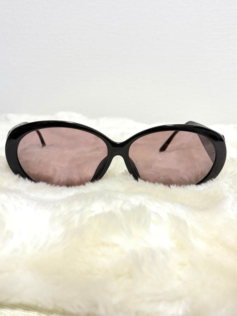 美品 Christian Dior CDロゴ サングラス キャットアイ