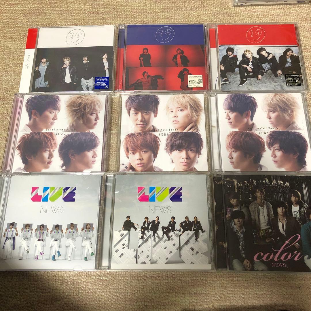 NEWS 歴代シングル アルバムまとめ売り CD DVD 初回限定盤 90枚以上