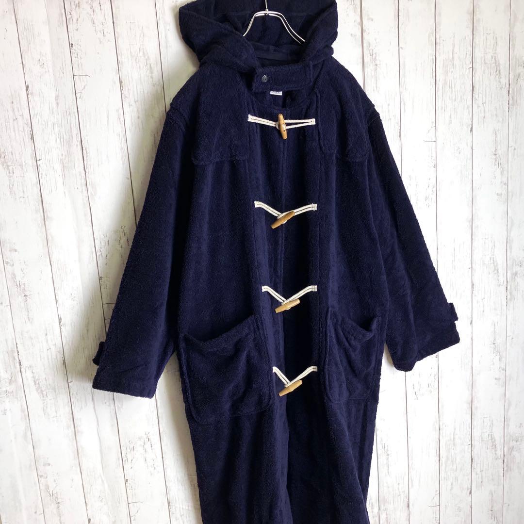 【希少】Polo Ralph Lauren パイル ダッフルコート 90's 紺