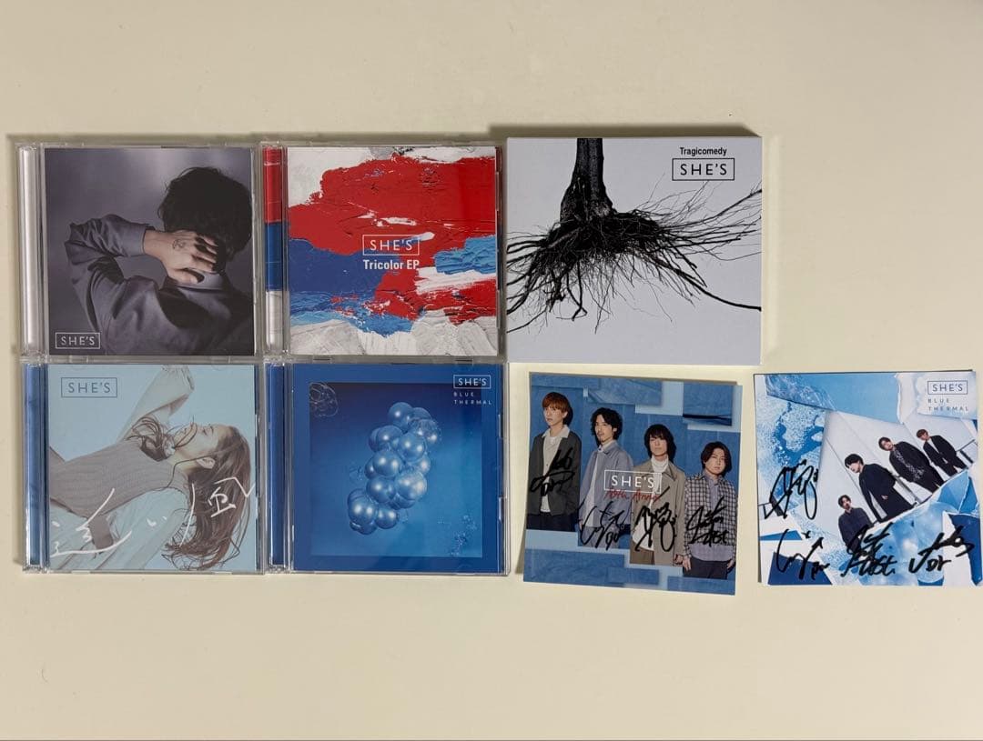 SHE'S CD サイン
