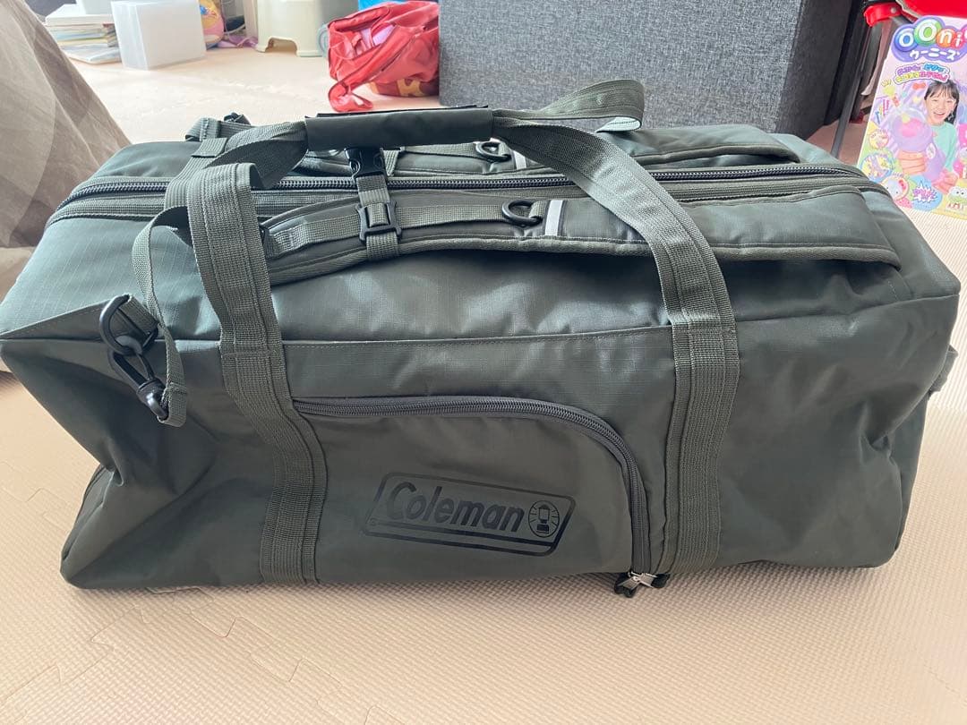 【最終値下げ】Coleman バックパックボストン　50リットル　オリーブ色