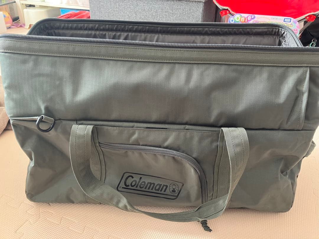 【最終値下げ】Coleman バックパックボストン　50リットル　オリーブ色