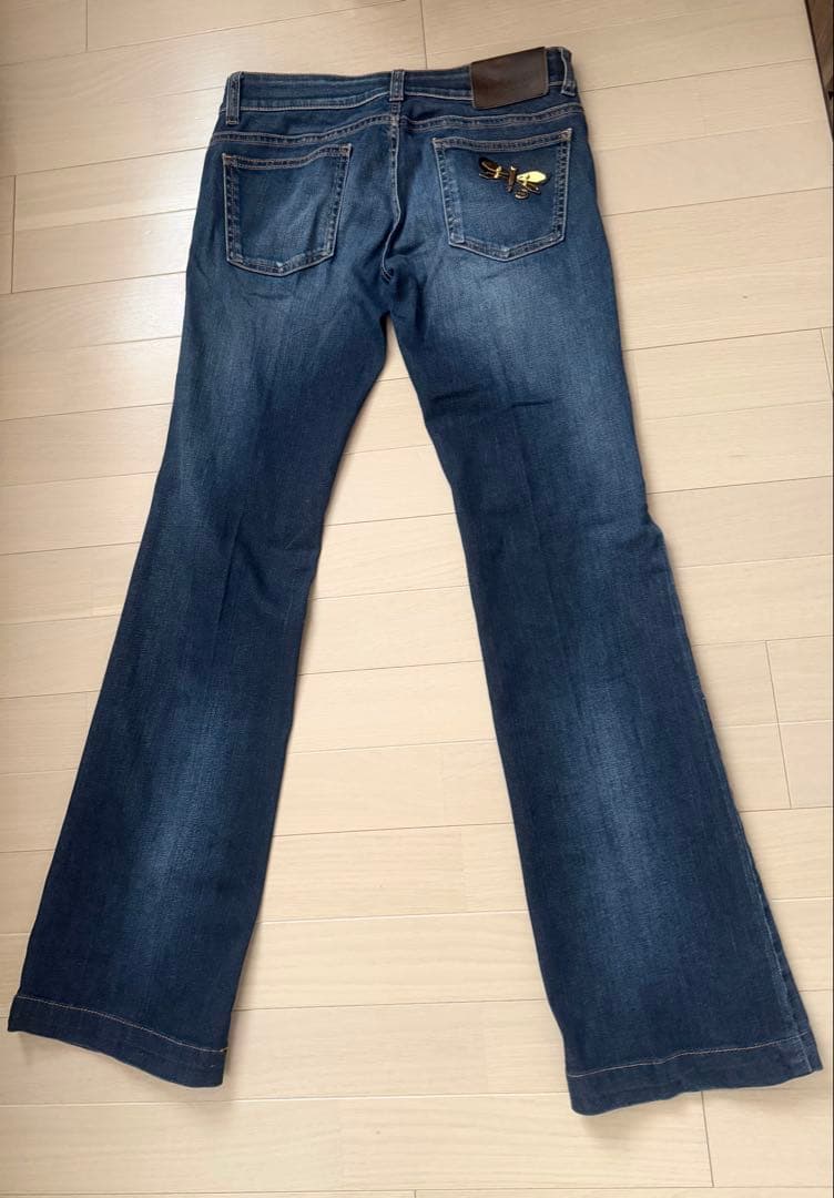 GUCCI デニム　ローライズフレアー38
