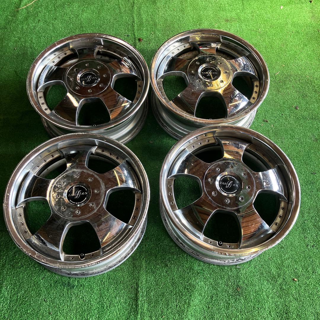当時物☆ファブレスプロファンド15インチ5.5j＋38 pcd100 4H
