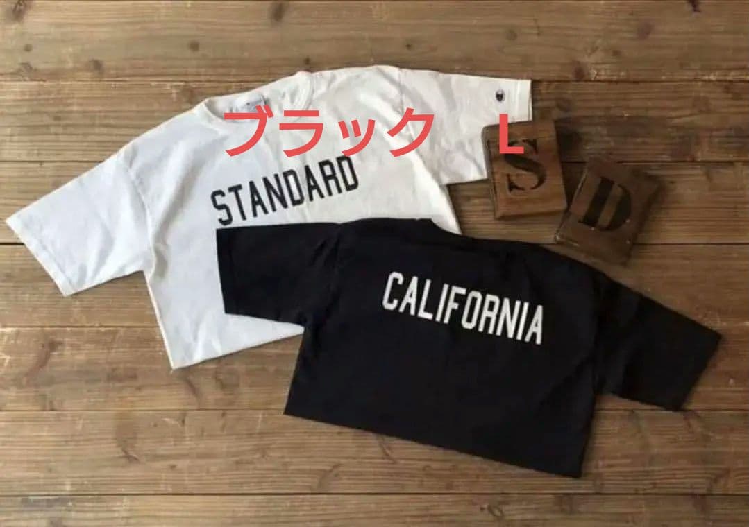 スタンダードカリフォルニア　チャンピオン　T1011 ブラック　サイズL