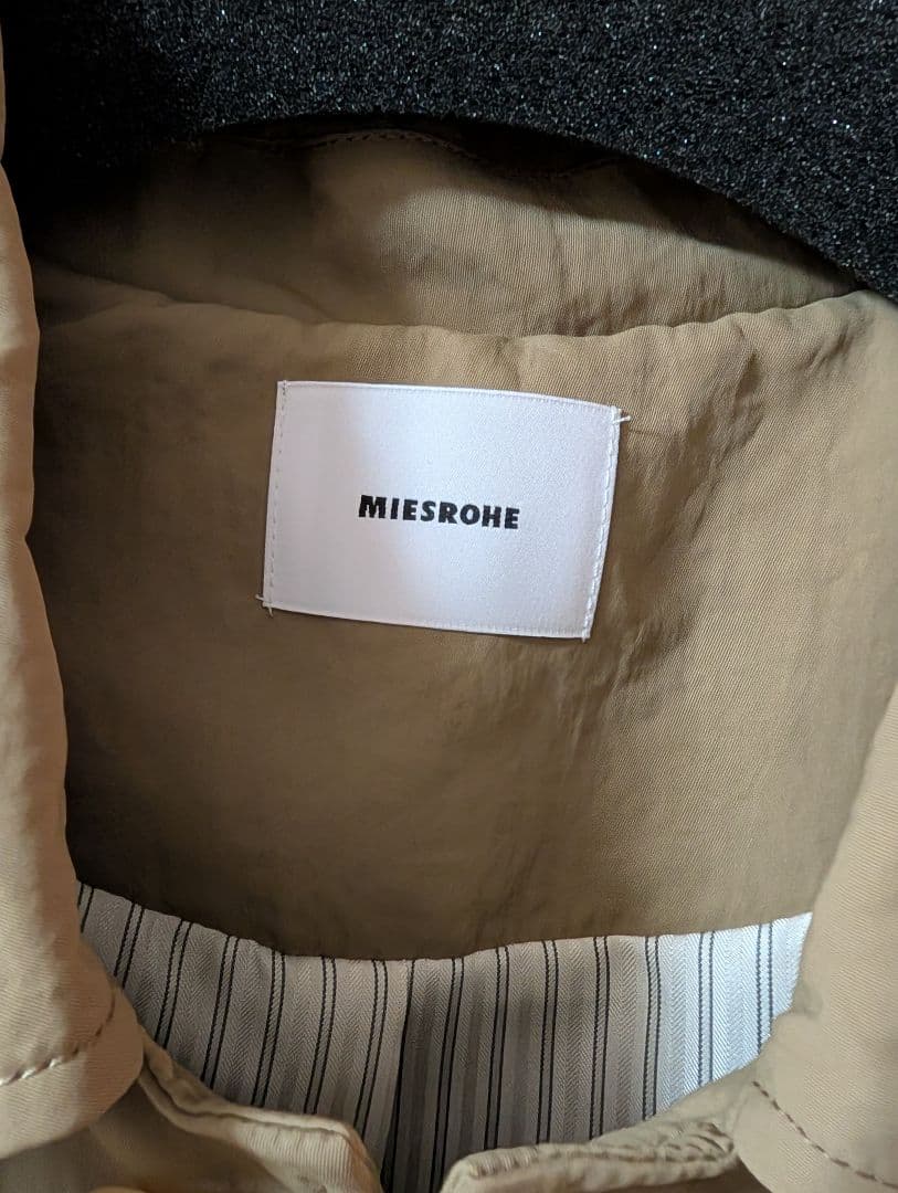 MIESROHE ステンカラーコート ベージュ / 0