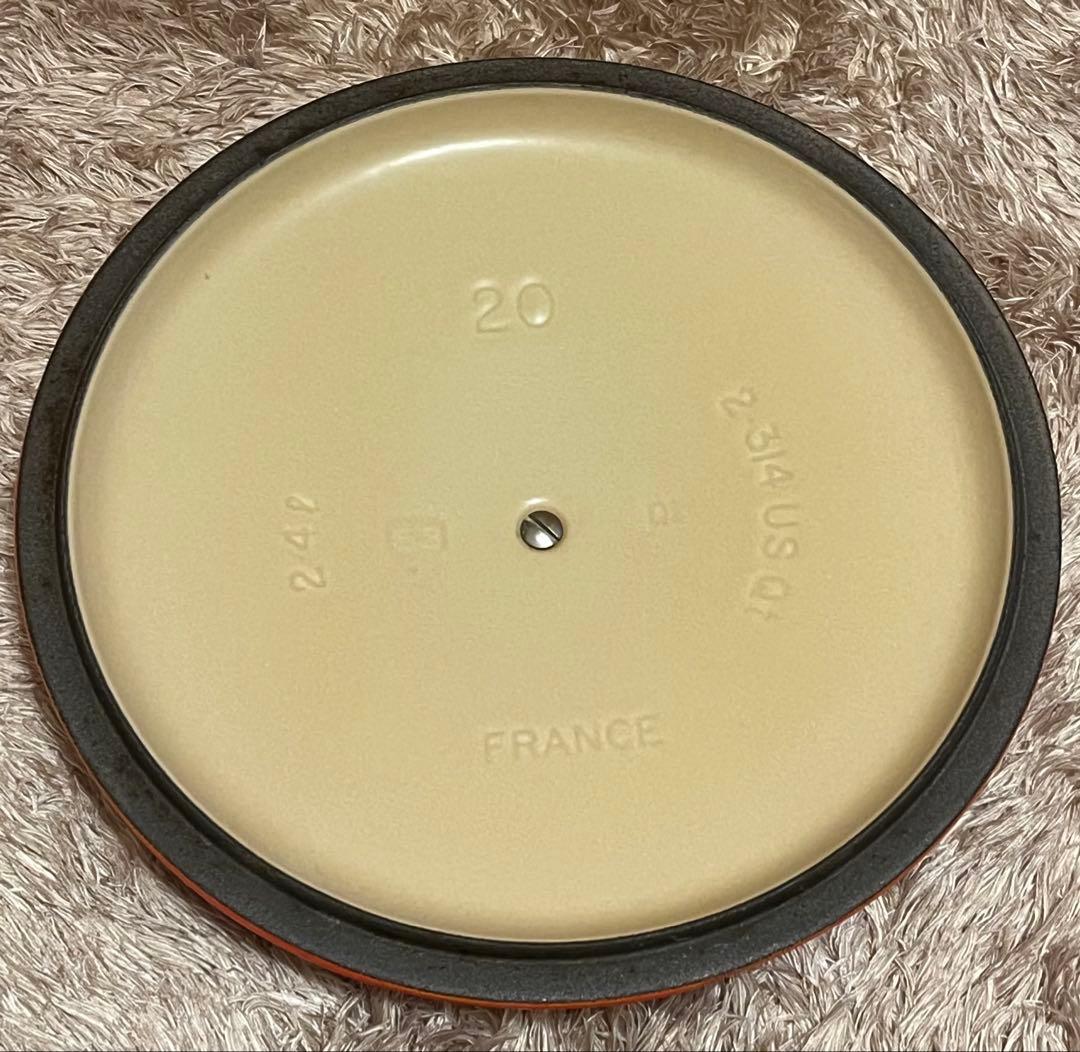 LE CREUSET ル・クルーゼ オレンジ 20cm両手鍋