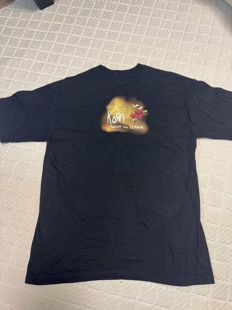 giant ヴィンテージ 両面プリントKorn バンT 90s