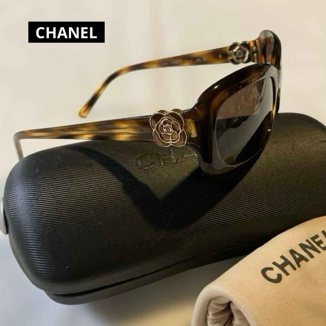 ミッチー CHANEL シャネル サングラス5127★カメリアモチーフ.