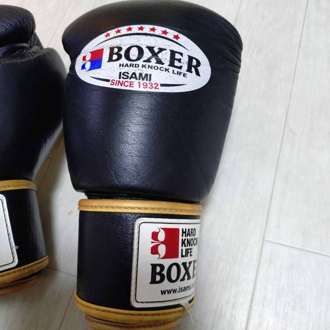 イサミ　ISAMI BOXER ボクシンググローブ 黒10オンス