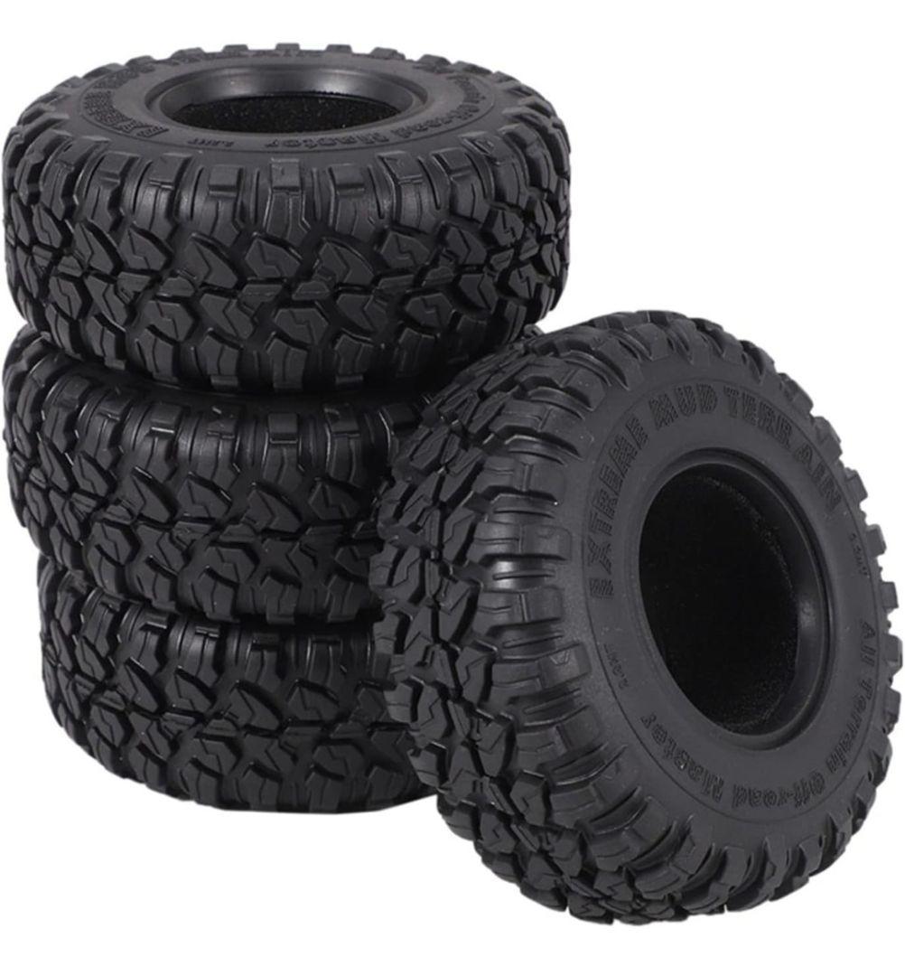 【未使用に近い】1/10 RC クローラー用 2.2インチ タイヤ&ホイール