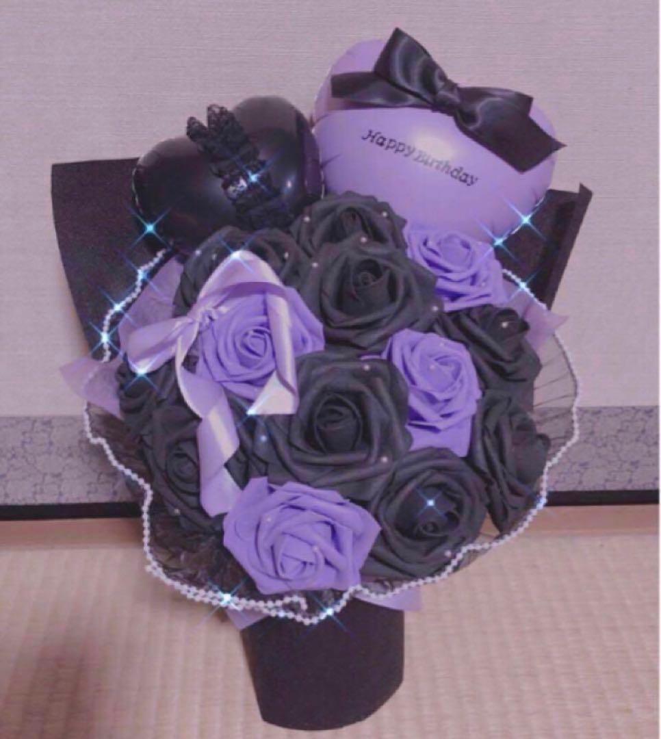 きむ　バルーンブーケ　花束　生誕祭　推し　バルーンギフト　薔薇