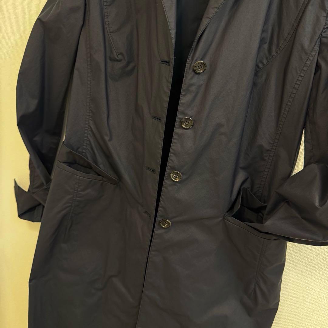 【美品】PRADA プラダ 春コート スプリングコート チェスターコート 濃紺