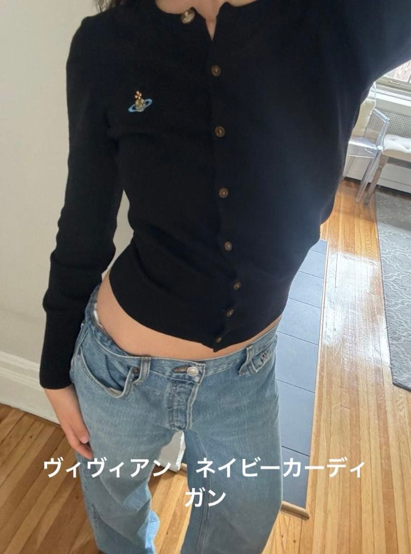Vivienne Westwood ネイビー カーディガン