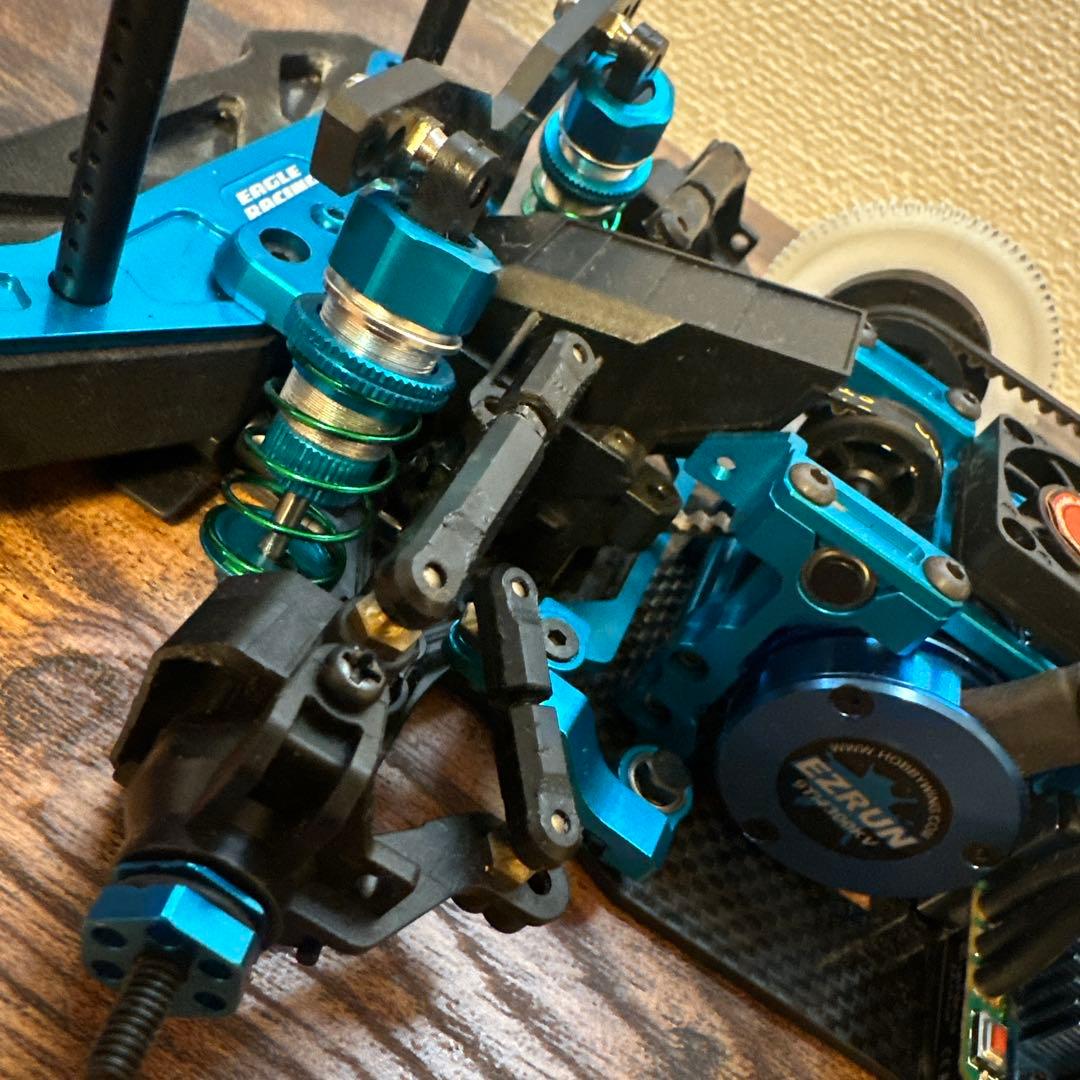メカ付き　ドリフト　ラジコン　Kazama Auto Gpx Bk カーボン