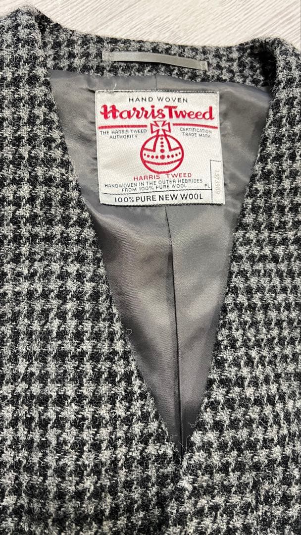 Harris tweed ハリスツイード　ベスト