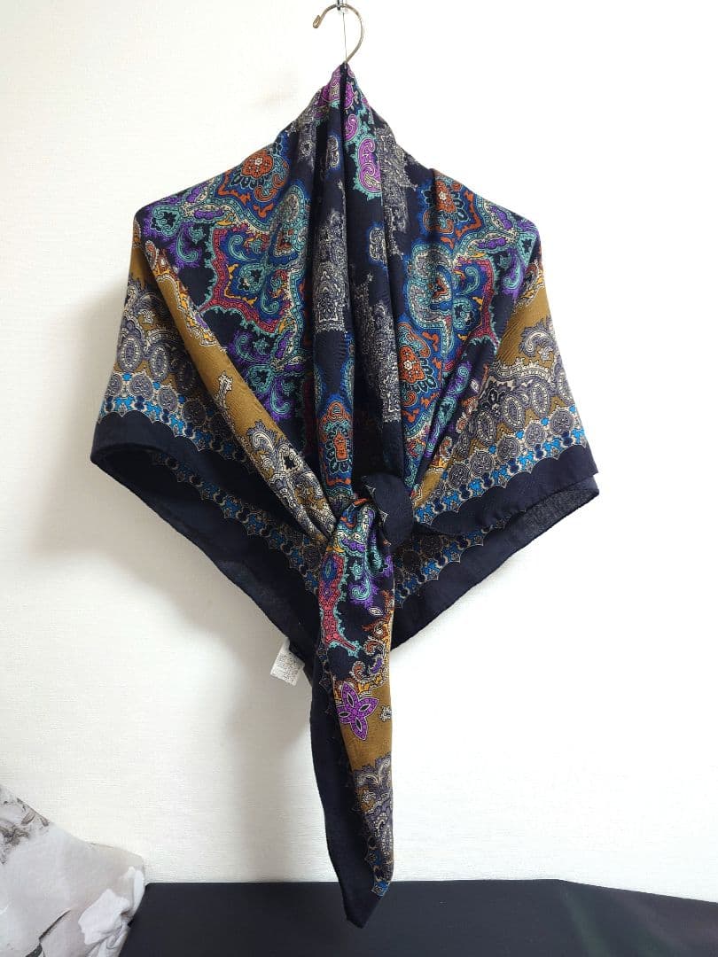 エトロ　ETRO　ストール　ショール　ペイズリー　カシミヤ