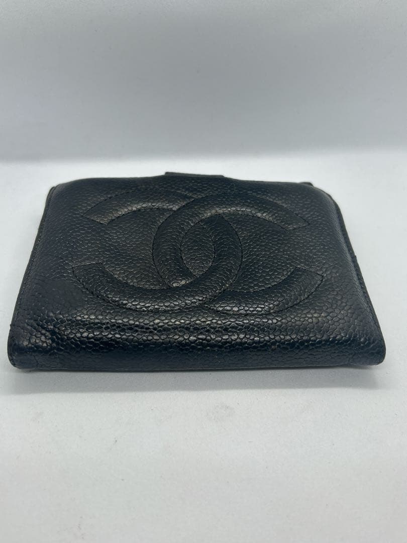 シャネル　二つ折り財布　＊シリアルあり/705
