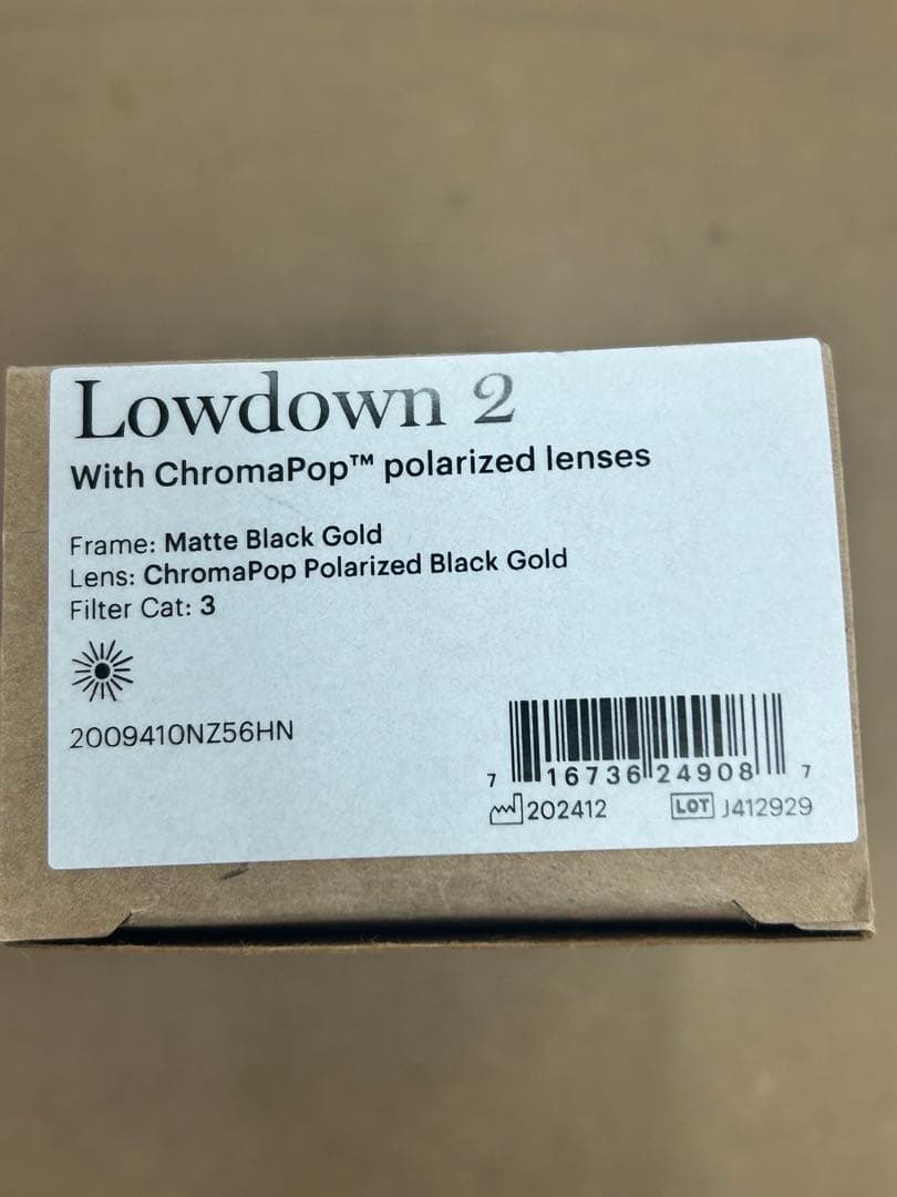 小物 SMITH Lowdown2 Matte Black Gold