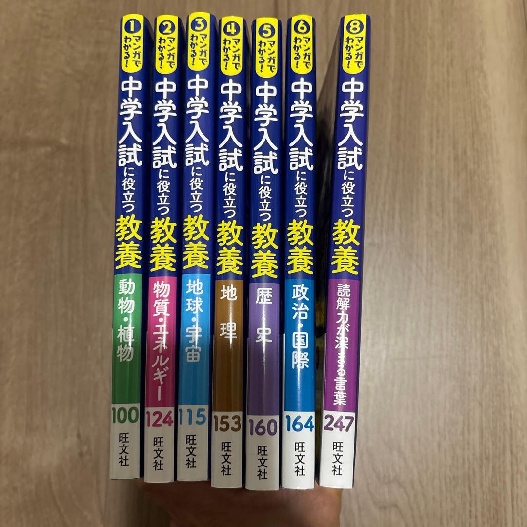 マンガでわかる!中学入試に役立つ教養 7冊セット