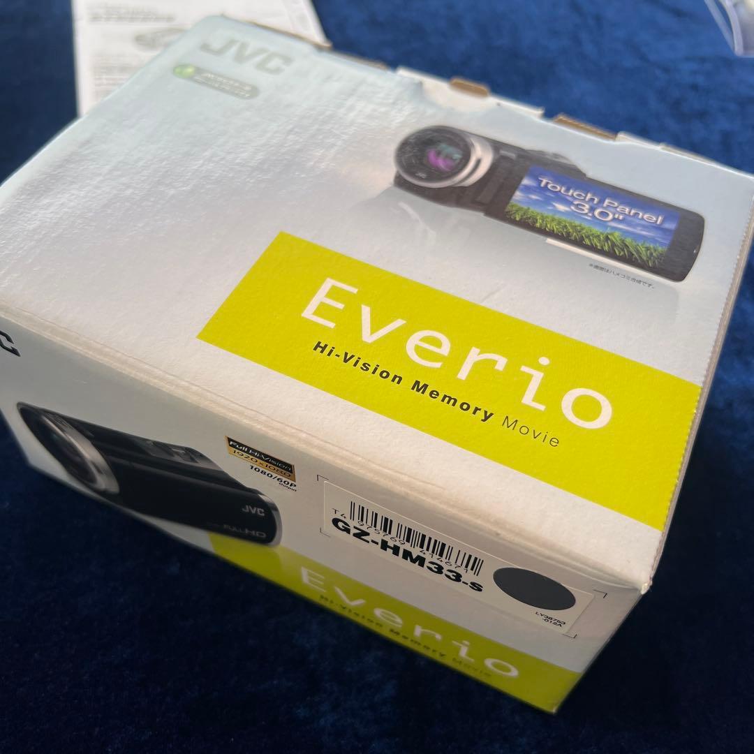 【ほぼ新品・64GB SD付】JVC ビデオカメラ Everio GZ-HM33