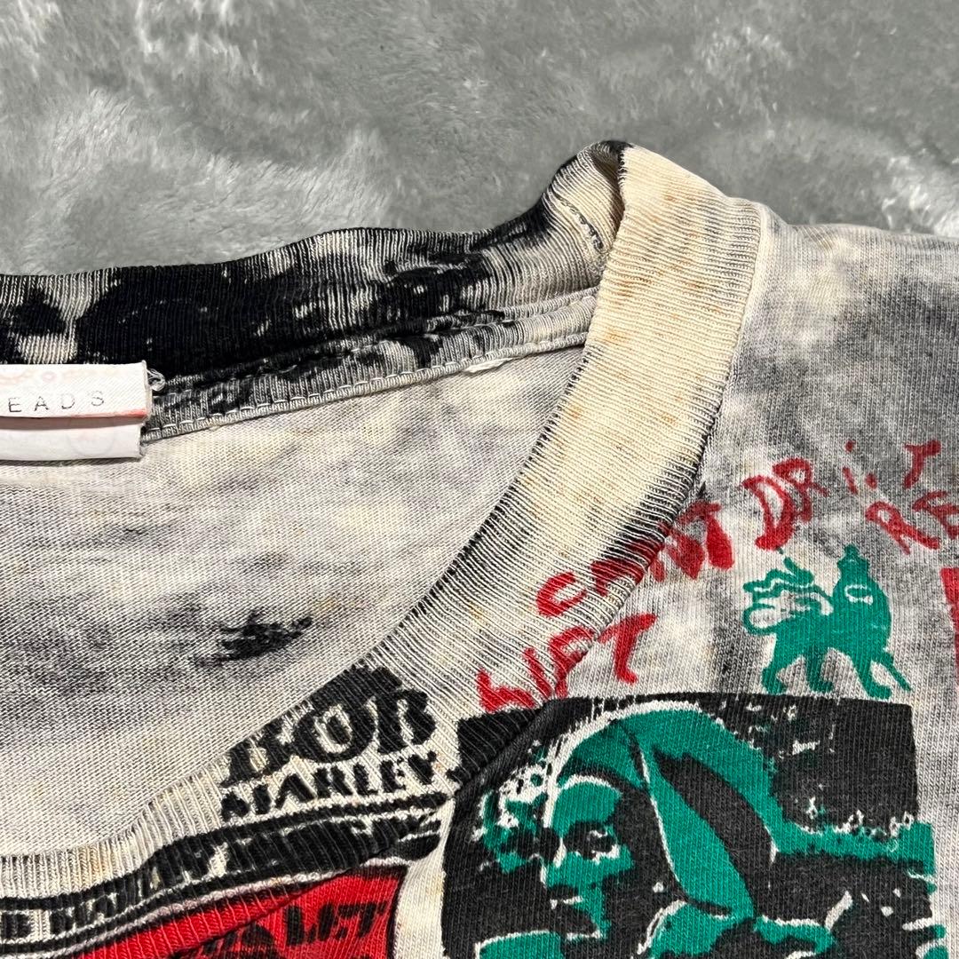92年　ボブマーリー×モスキートヘッド　ビンテージ半袖バンドTシャツ　バンT
