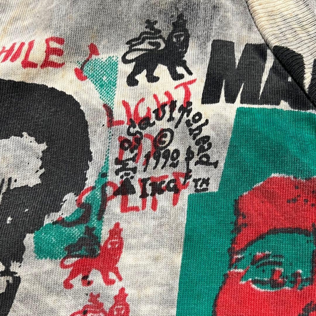 92年　ボブマーリー×モスキートヘッド　ビンテージ半袖バンドTシャツ　バンT
