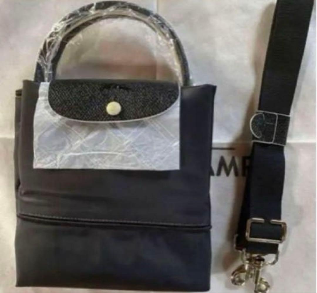 ロンシャン 大容量 (黒)ボストンバッグ新品