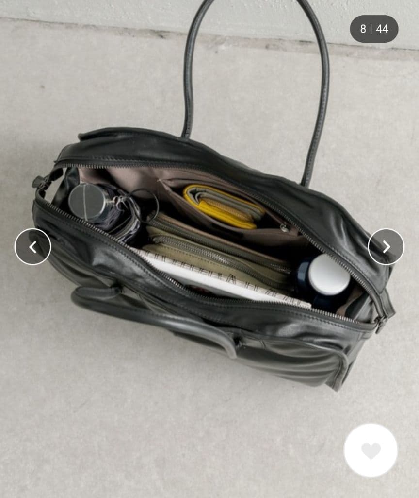 ear PAPILLONNER エンボスボストンバッグ