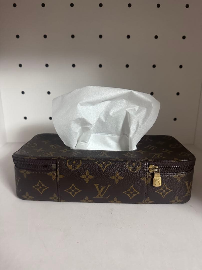 LOUIS VUITTON ティッシュケース モノグラム ヴィトン