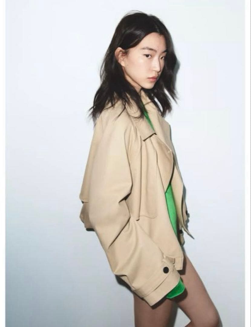n*★様 タグ付き新品★ZARAのショートバルーントレンチコート★Sサイズ★コム